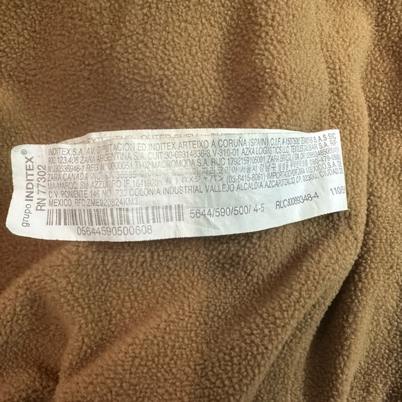 Boys Zara Sherpa Jacket - Picture 6 of 11